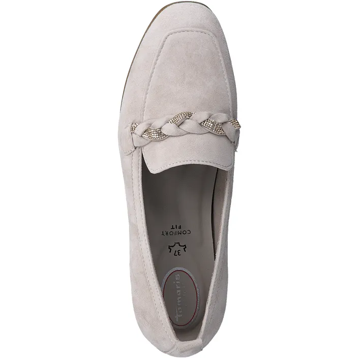 Tamaris Mocassins Cuir Beige