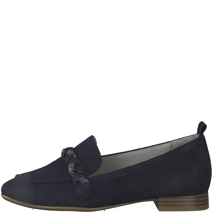 Tamaris Loafers Leather Blue