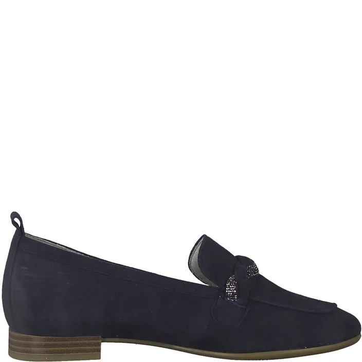 Tamaris Loafers Leather Blue