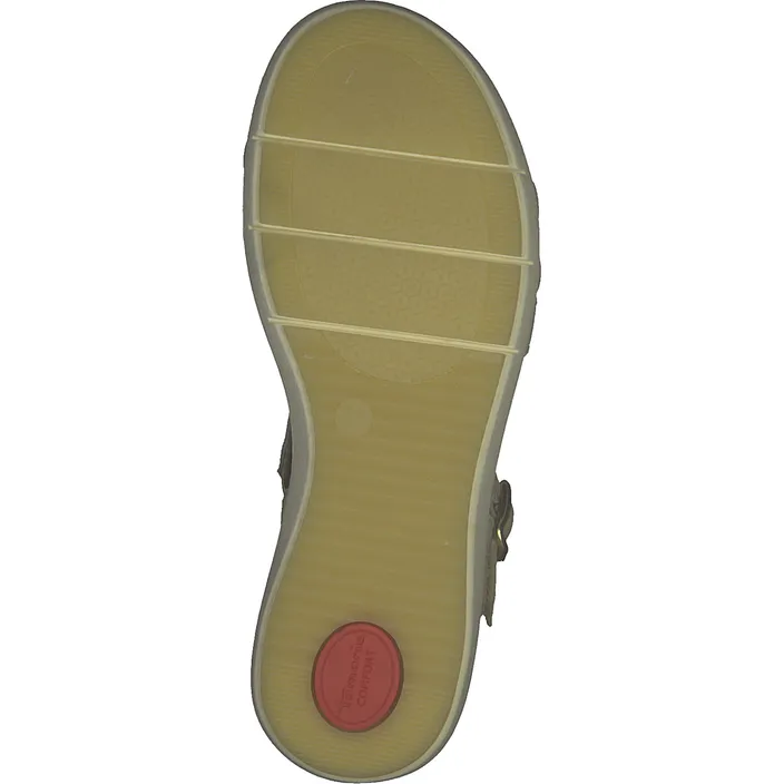 Tamaris Wedge Sandals Leather Beige