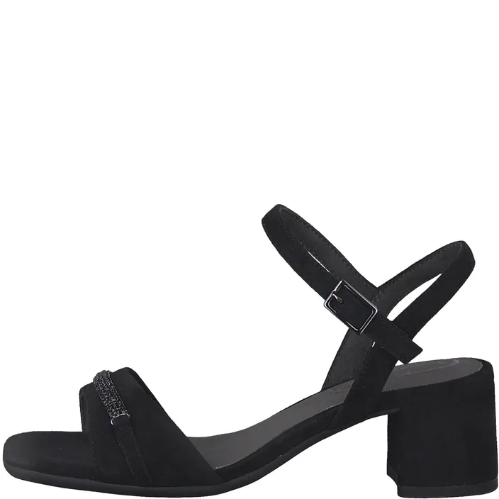Tamaris Sandals Leather Black