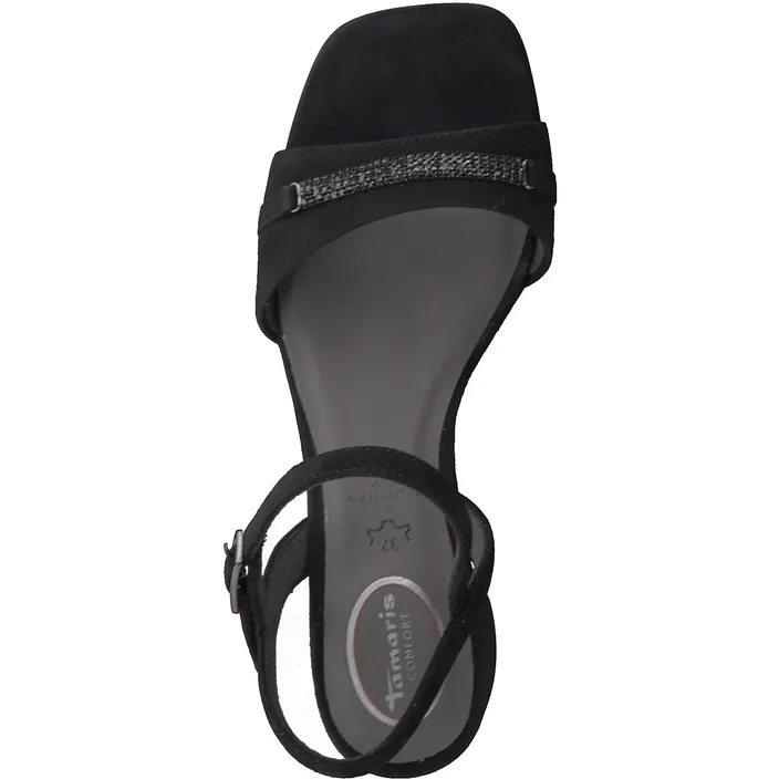 Tamaris Sandals Leather Black