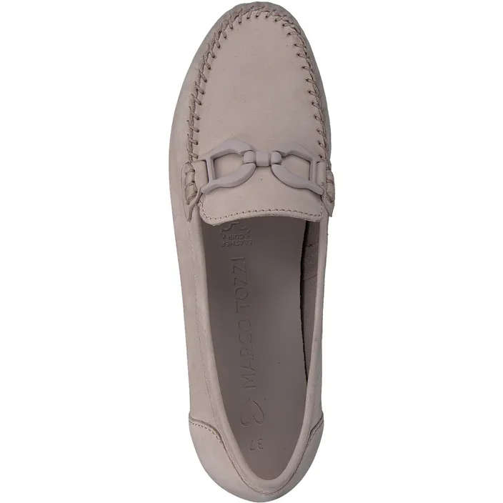 Mocassins Marco Tozzi Cuir Rose