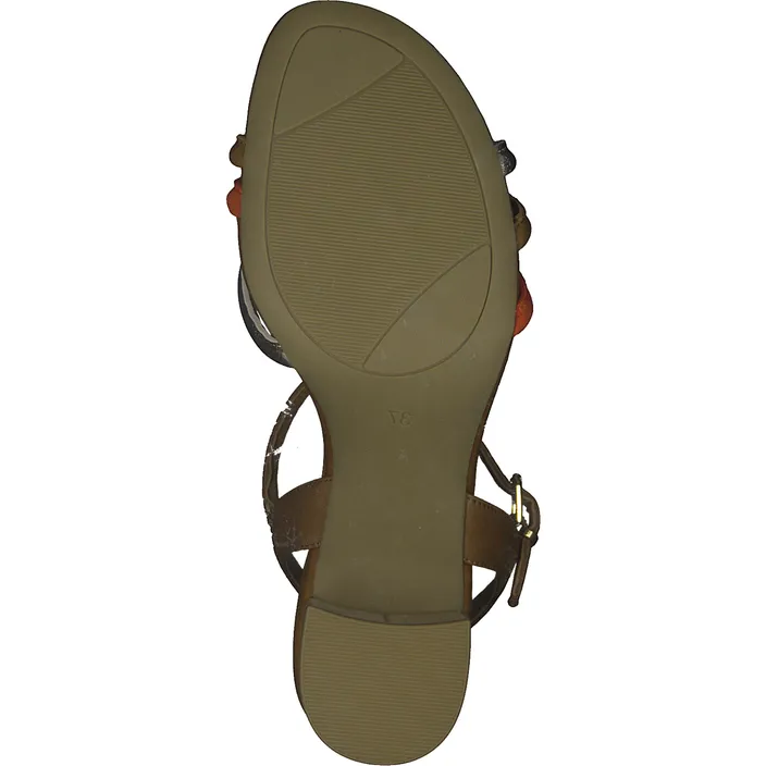 Marco Tozzi Sandales Brun Cuir-PU