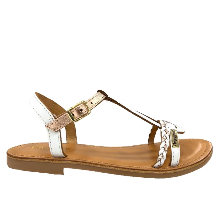 Les Tropéziennes Sandalen Meisjes Leder Wit