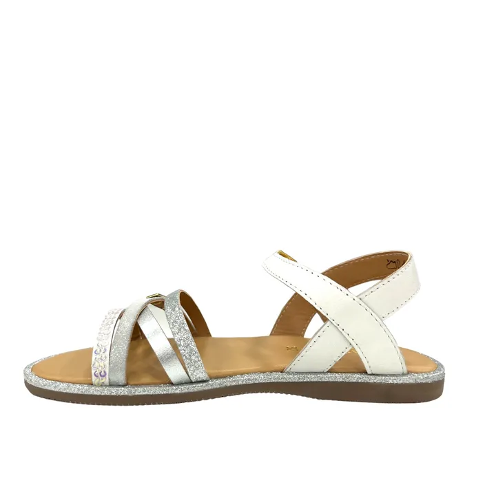 Les Tropéziennes Sandalen Meisjes Leder Wit