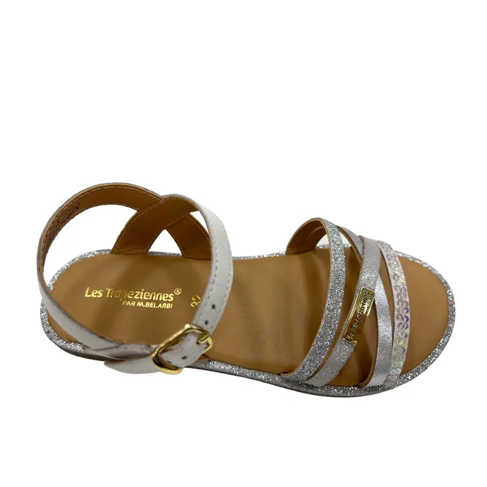 Les Tropéziennes Sandalen Meisjes Leder Wit