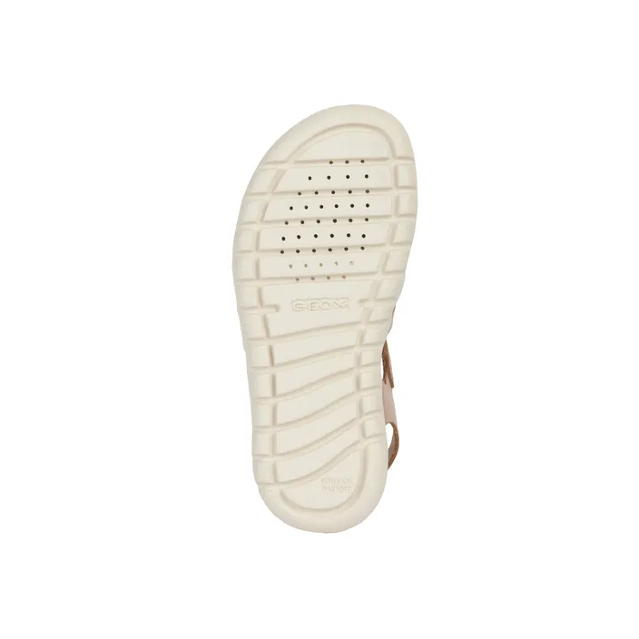 Sandales Fille Geox Cuir Métal