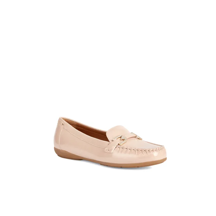 Mocassins GEOX Cuir Beige