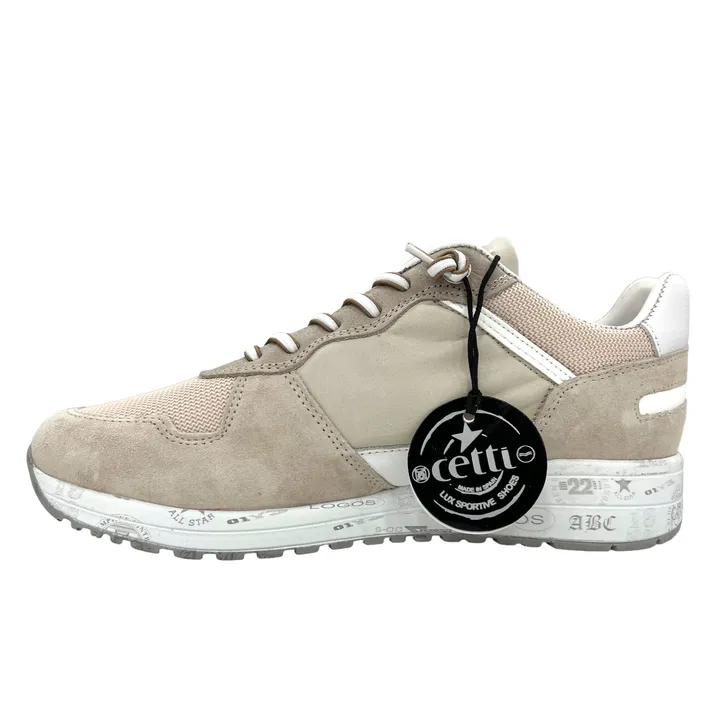 Cetti Sneakers Cuir Beige