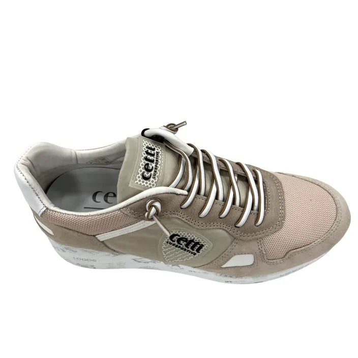 Cetti Sneakers Cuir Beige