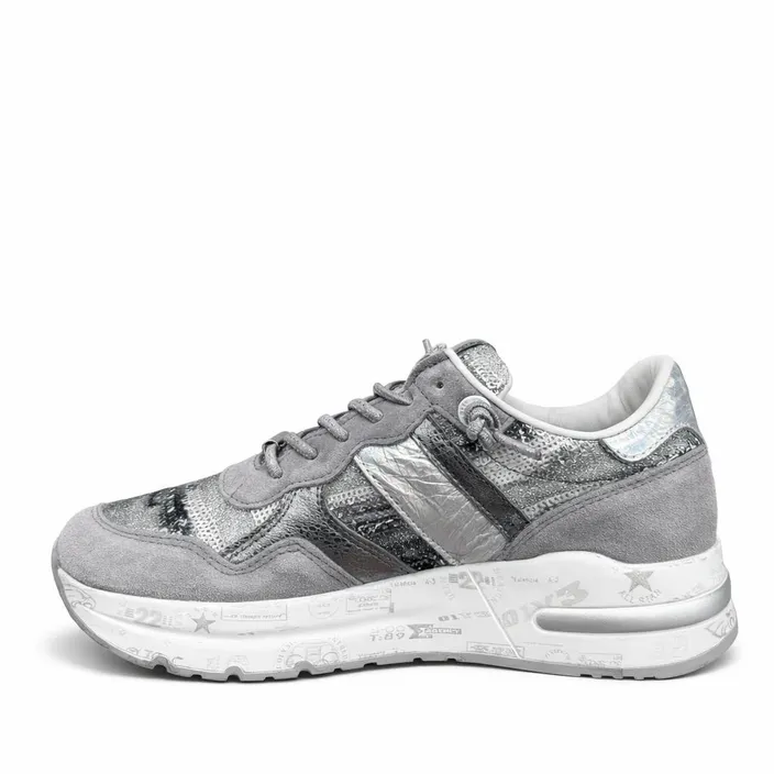 Cetti Sneakers compensées Cuir Gris