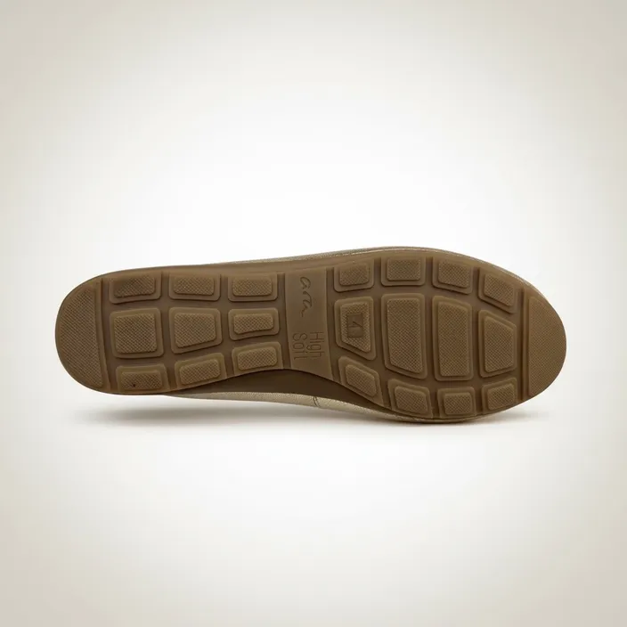 Ara Moccasins Leather Gold