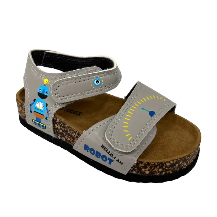 Safety Jogger Boys Sandals Velcro Gray