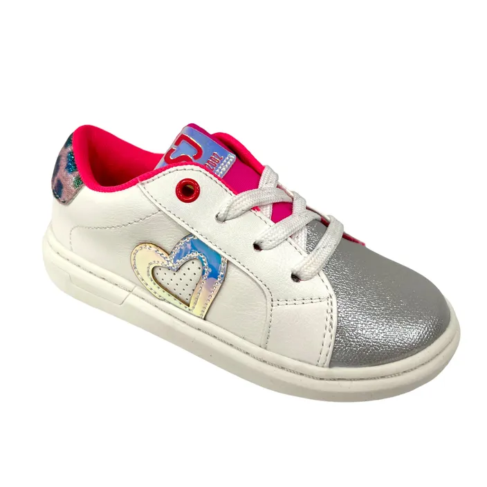 Safety Jogger Sneakers Meisjes Wit Fuchsia