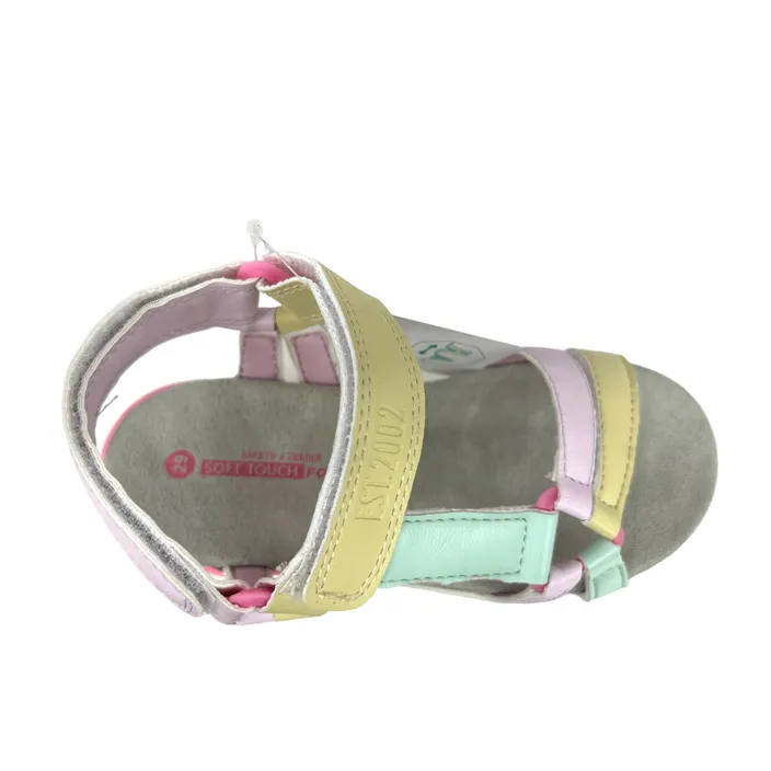 Safety Jogger Girls Sandals Velcro Green