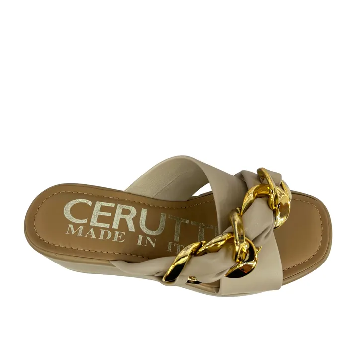 Cerutti Mules Compensatie Beige