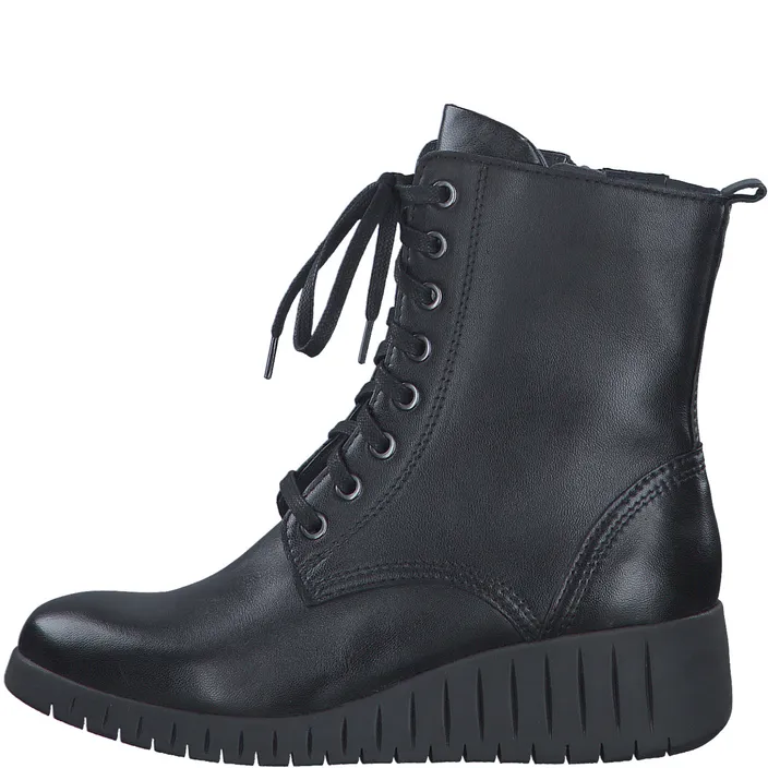 Ankle Boots Marco Tozzi Leather Black
