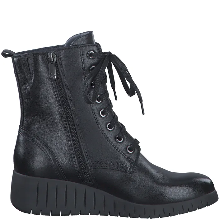 Ankle Boots Marco Tozzi Leather Black