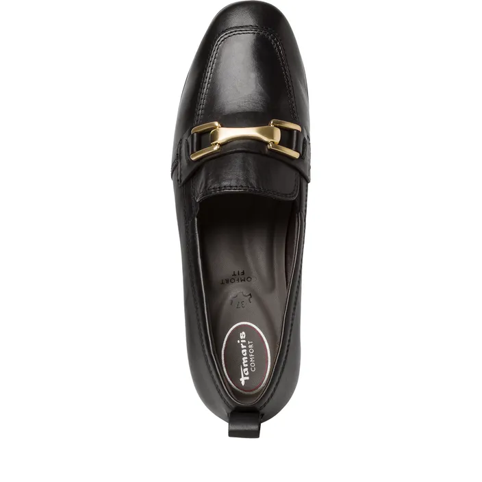 Tamaris Mocassins Cuir Noir