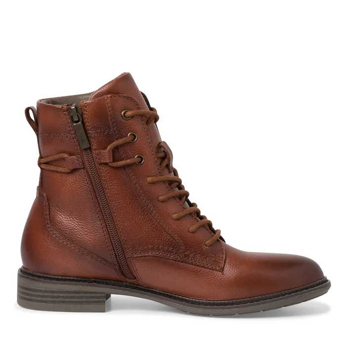 Tamaris Ankle Boots Leather Cognac