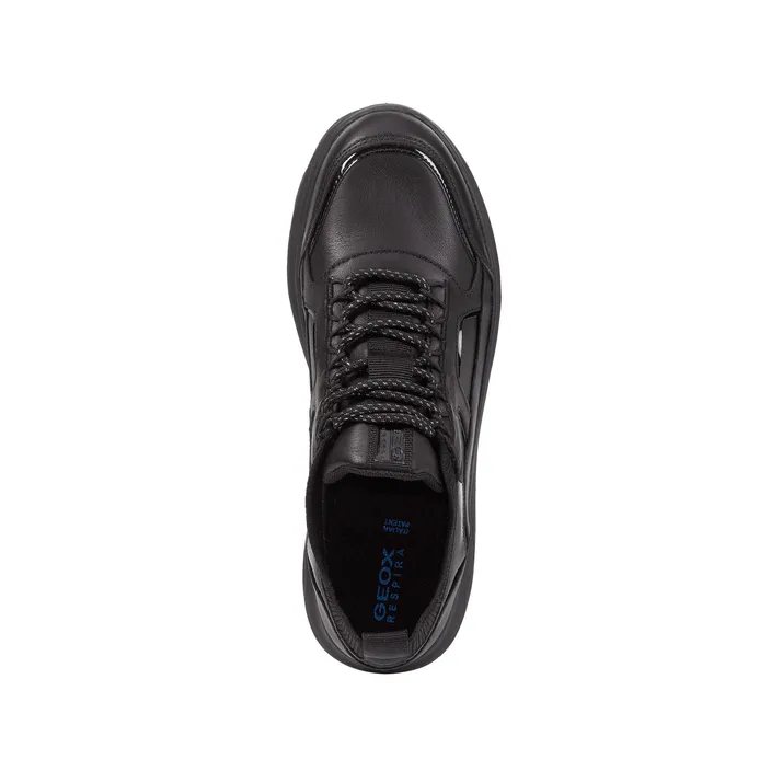 Geox Wedge Sneakers Leather Black
