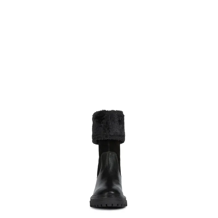 Bottines Geox Cuir Noir