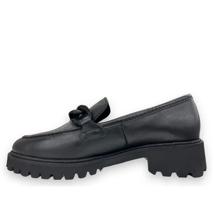 Ara Mokassins Leder Schwarz