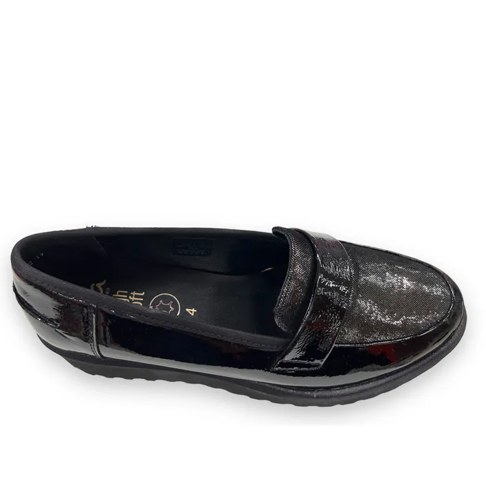 Compensatie Mocassins Ara Leder Zwart