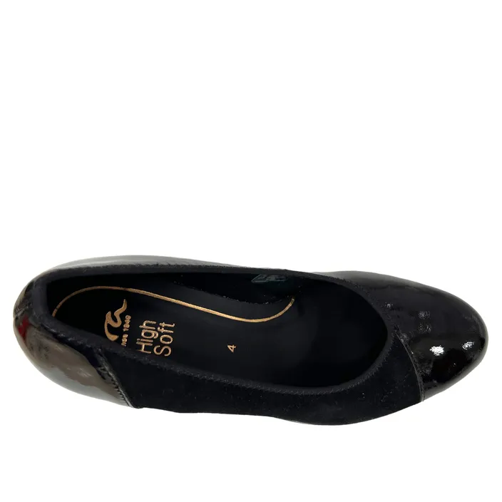 Ara Pumps Leder Zwart Breedte H