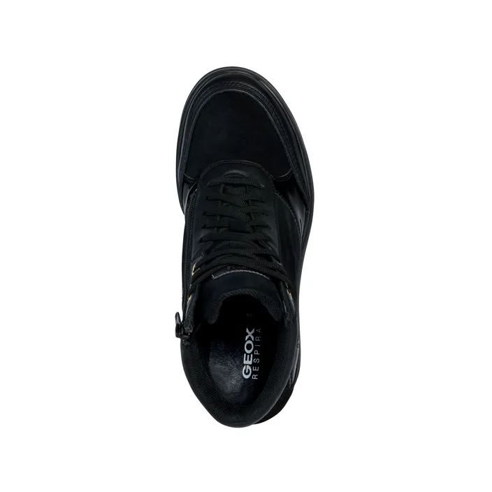 GEOX Sneakers Compensatie Leder Zwart