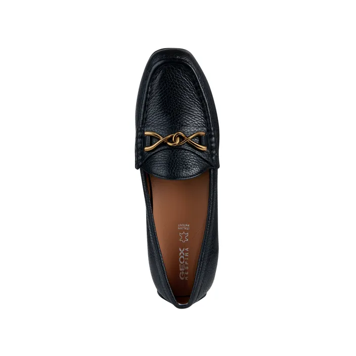 Mocassins Geox Leder Zwart