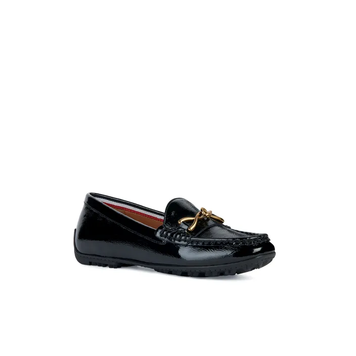 Mocassins Geox Leder Zwart