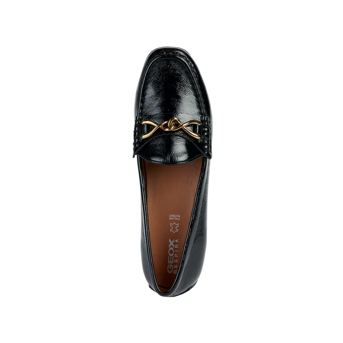 Mocassins Geox Leder Zwart