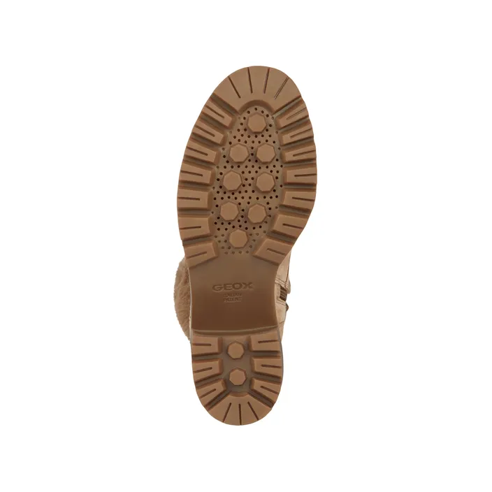 GEOX Bottines Cuir Beige