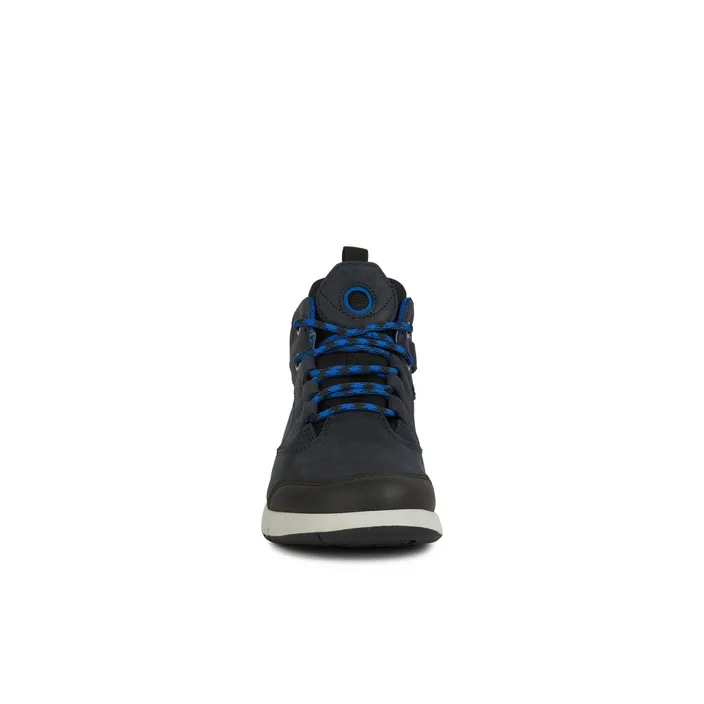 Geox Sneakers Hoog Leder Blauw