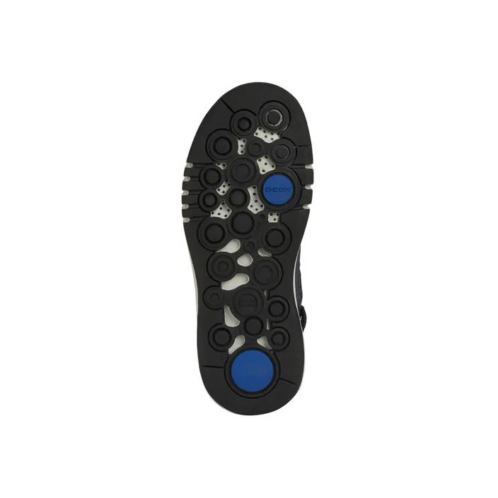 Geox Sneakers Hoog Leder Blauw