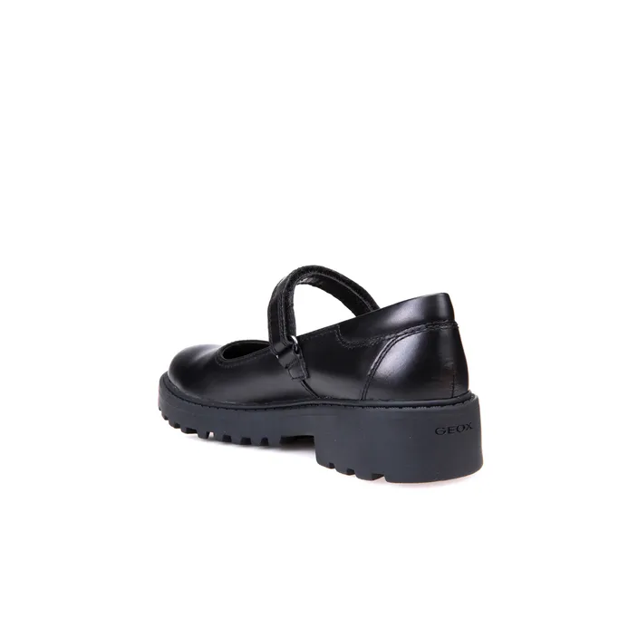 Geox Ballerina Meisjes Leder Zwart