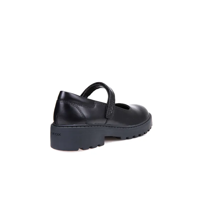 Geox Ballerina Meisjes Leder Zwart