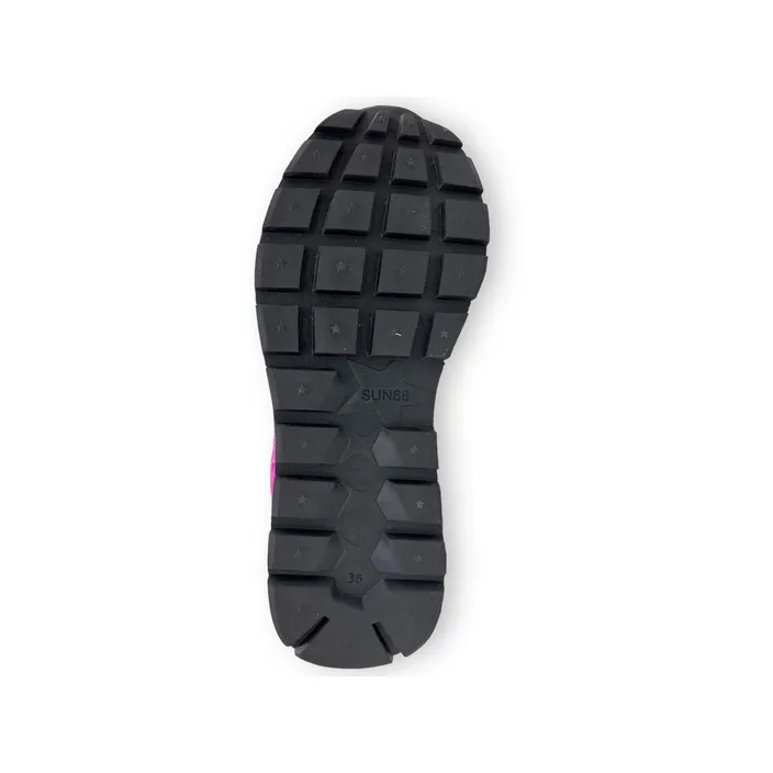 Sneakers Compensées Sun 68 Mauve