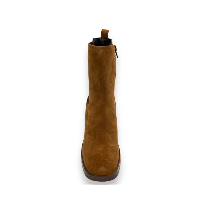 Bottines Dozo Daim Cognac
