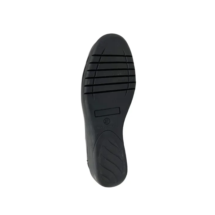 Mocassins Compensés Brinkmann Cuir Noir