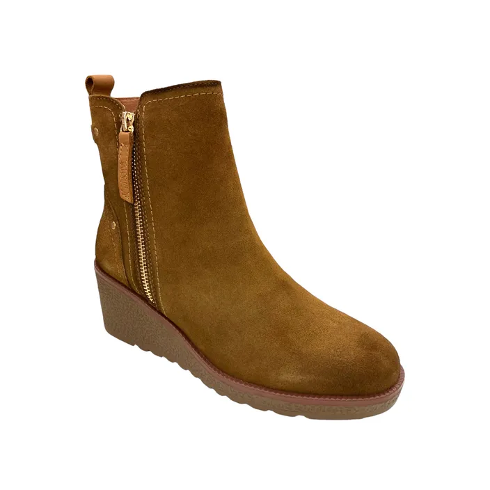 Bottines Carmela Daim Camel