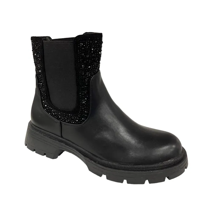 Bottines Lucky Noires à Talon 4,5 cm