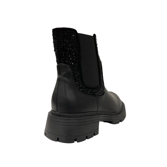 Bottines Lucky Noires à Talon 4,5 cm