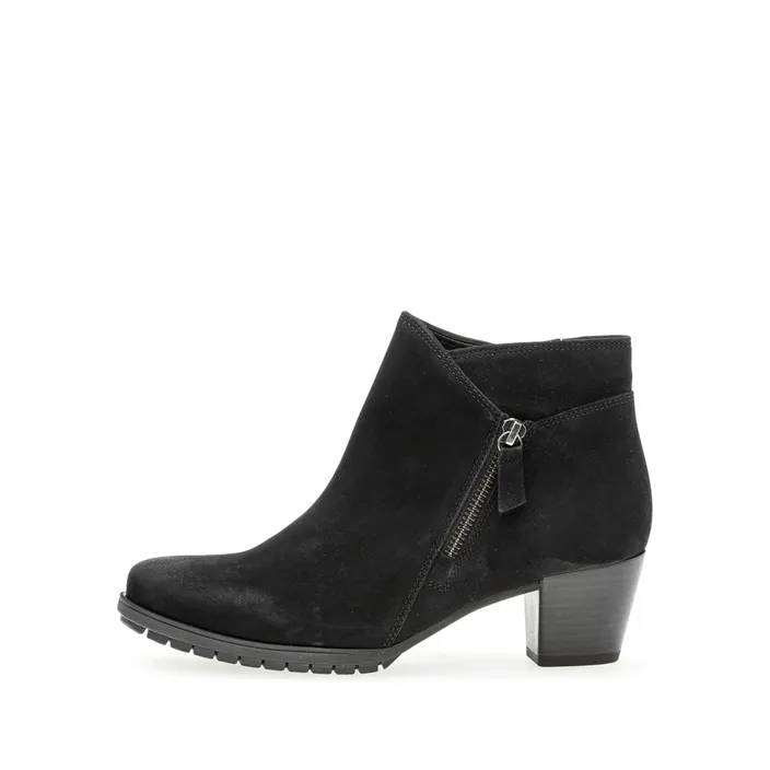 Enkellaarsjes Gabor Suède Zwart