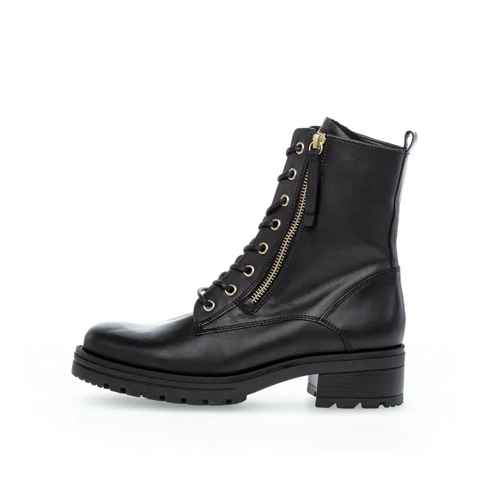 Bottines Gabor Cuir Noir Talon 5cm
