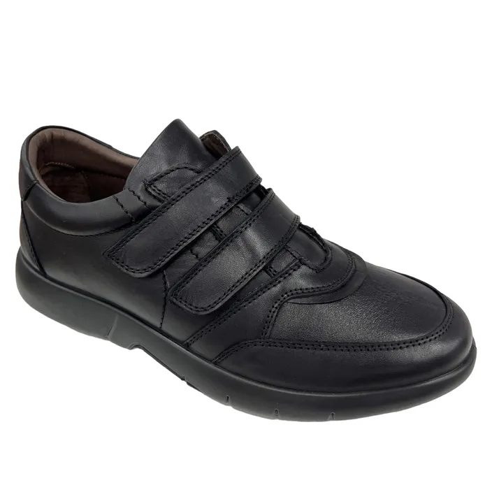 Comfort Plus Sneakers Leather Black