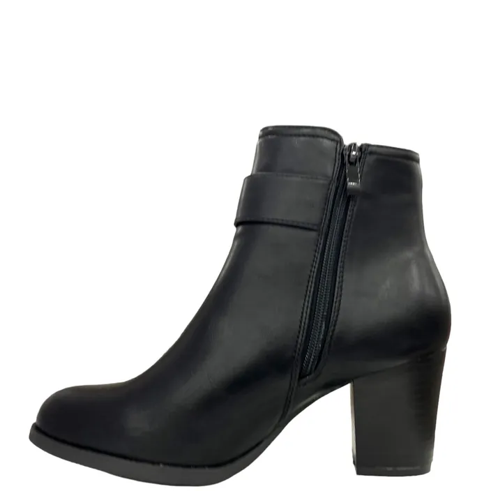 Bottines R and B Noir à Talon