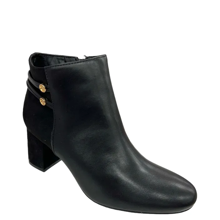 Bottines R and B Noir à Talon